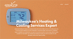 Desktop Screenshot of adamczykheating.com